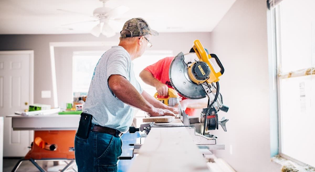 carpenters working inside